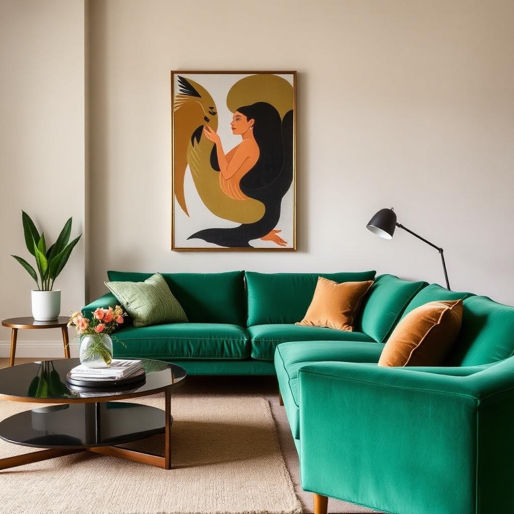 Velvet Couch