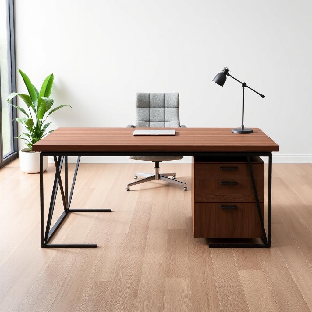 Executive Walnut Desk